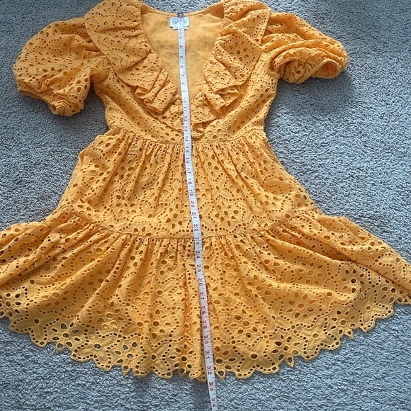 SAYLOR ZERINA MINI DRESS IN SUNFLOWER - Picture 9 of 9